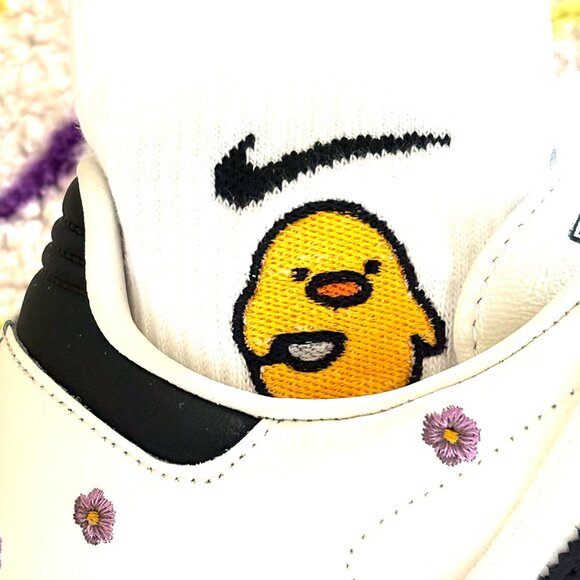 Stabby Duck Embroidered Socks | Customized Socks | Cute Crew Socks - Picture 6 of 7